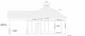 Maintenance Shed Side Elevation