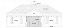 Maintenance Shed Front Elevation